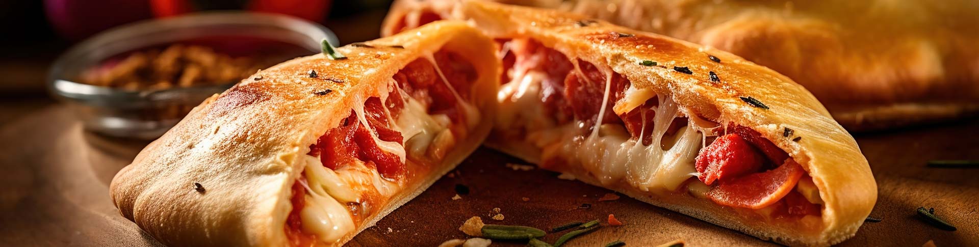 Doppeldecker Pizza